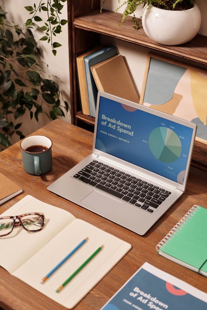 pexels-photo-6476805 Laptop on Wooden Desk